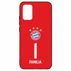 Чехол для Samsung A02s/M02s FC Bayern. Твоя фамилия, номер (англ.)
