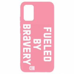 Чехол для Samsung A02s/M02s Fueled by bravery - PrintSalon