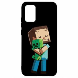 Чохол для Samsung A02s/M02s Heroes from Minecraft - PrintSalon