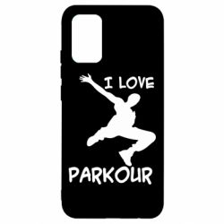 Чехол для Samsung A02s/M02s I love parkour - PrintSalon