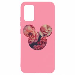 Чохол для Samsung A02s/M02s Inner world flowers mickey mouse