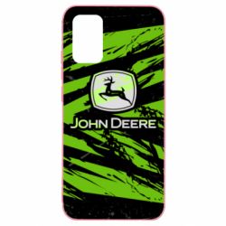 Чохол для Samsung A02s/M02s John Deere and green background - PrintSalon