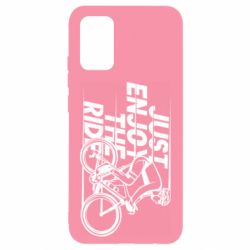 Чехол для Samsung A02s/M02s Just enjoy the ride - PrintSalon