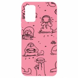 Чохол для Samsung A02s/M02s Кіт Саймона - PrintSalon
