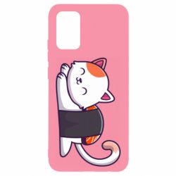 Чехол для Samsung A02s/M02s Котик-суши - PrintSalon