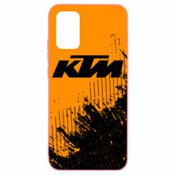 Чехол для Samsung A02s/M02s KTM and grunge background - PrintSalon