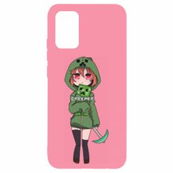 Чехол для Samsung A02s/M02s Minecraft anime - PrintSalon