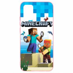 Чехол для Samsung A02s/M02s Minecraft summer - PrintSalon