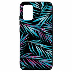 Чохол для Samsung A02s/M02s Neon Palm Leaves - PrintSalon