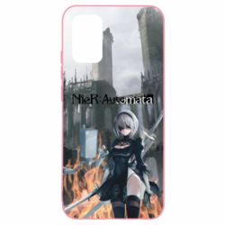 Чехол для Samsung A02s/M02s Nier Automata 2B - PrintSalon