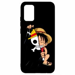 Чехол для Samsung A02s/M02s One piece chibi Luffy - PrintSalon