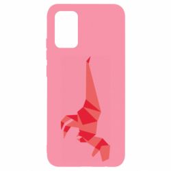 Чехол для Samsung A02s/M02s Origami dinosaur - PrintSalon