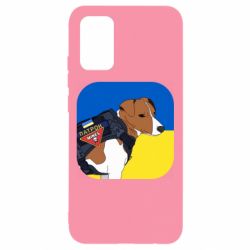 Чехол для Samsung A02s/M02s Патрон на фоне флага - PrintSalon