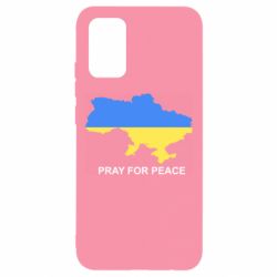 Чехол для Samsung A02s/M02s Pray for peace - PrintSalon