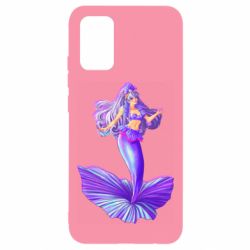 Чехол для Samsung A02s/M02s Purple Mermaid Barbie - PrintSalon