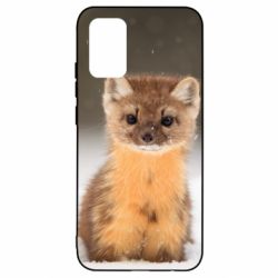 Чехол для Samsung A02s/M02s Пушистая куница - PrintSalon