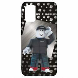 Чохол для Samsung A02s/M02s Roblox And Metal Logo - PrintSalon