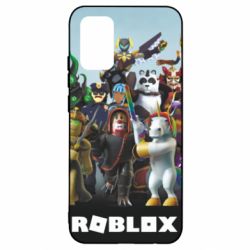 Чехол для Samsung A02s/M02s Roblox персонажи - PrintSalon