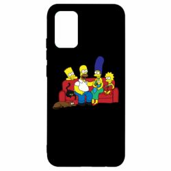 Чехол для Samsung A02s/M02s Simpsons At Home - PrintSalon