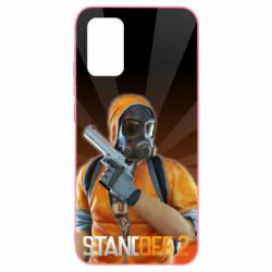 Чехол для Samsung A02s/M02s Standoff 2 Terrorist in a gas mask - PrintSalon