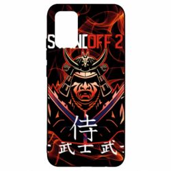 Чехол для Samsung A02s/M02s Standoff Samurai And Fire - PrintSalon