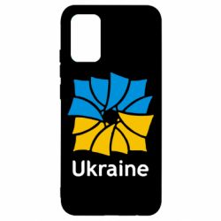 Чехол для Samsung A02s/M02s Ukraine квадратний прапор