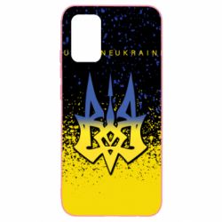 Чохол для Samsung A02s/M02s Ukraine, yellow blue - PrintSalon