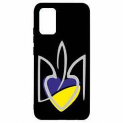 Чехол для Samsung A02s/M02s Ukrainian heart - PrintSalon