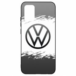 Чохол для Samsung A02s/M02s Volkswagen logo and grunge - PrintSalon