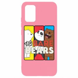 Чехол для Samsung A02s/M02s We bare bears collage - PrintSalon