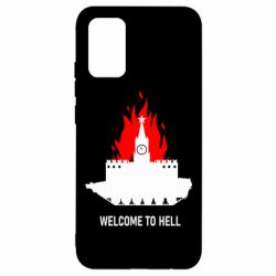 Чехол для Samsung A02s/M02s Welcome to Hell - PrintSalon
