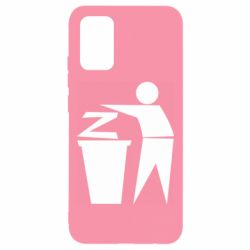Чехол для Samsung A02s/M02s Z is a trash - PrintSalon