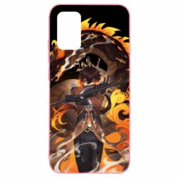 Чохол для Samsung A02s/M02s Zhongli Geo Archon Morax - PrintSalon