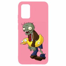 Чехол для Samsung A02s/M02s Zombie with a duck