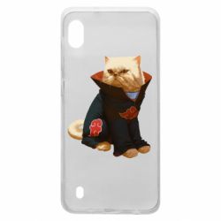 Чехол для Samsung A10 Akatsuki angry cat - PrintSalon