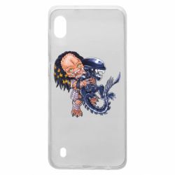 Чехол для Samsung A10 Alien vs Predator - PrintSalon