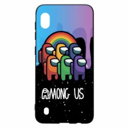 Чехол для Samsung A10 Among Us art paints - PrintSalon