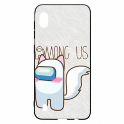 Чохол для Samsung A10 Among us cute cat - PrintSalon
