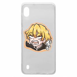 Чехол для Samsung A10 Angry Zenitsu Agatsuma - PrintSalon