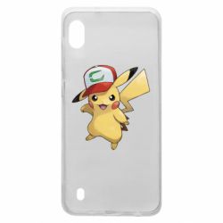 Чехол для Samsung A10 Ash's hat Pikachu - PrintSalon