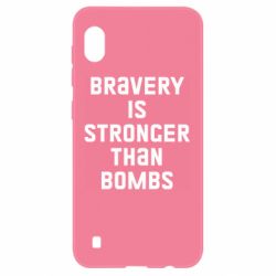 Чехол для Samsung A10 Bravery is stronger - PrintSalon