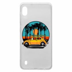 Чехол для Samsung A10 Car and sunset