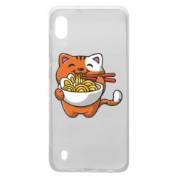 Чехол для Samsung A10 Cat and Ramen