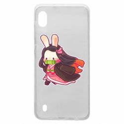 Чехол для Samsung A10 Chibi Bunny Kamado Nezuko - PrintSalon