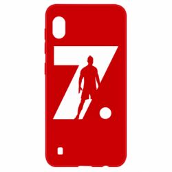 Чехол для Samsung A10 Cristiano Ronaldo Silhouette Art - PrintSalon