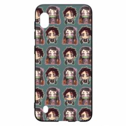Чехол для Samsung A10 Cute Tanjiro with Nezuko - PrintSalon