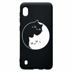 Чехол для Samsung A10 Cute yin yang cats