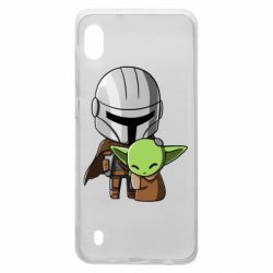 Чехол для Samsung A10 Din Djarin And The Child