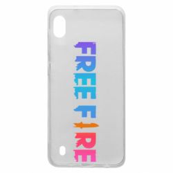 Чехол для Samsung A10 Free fire gradient logo - PrintSalon