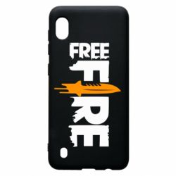 Чохол для Samsung A10 Free Fire vertical logo - PrintSalon